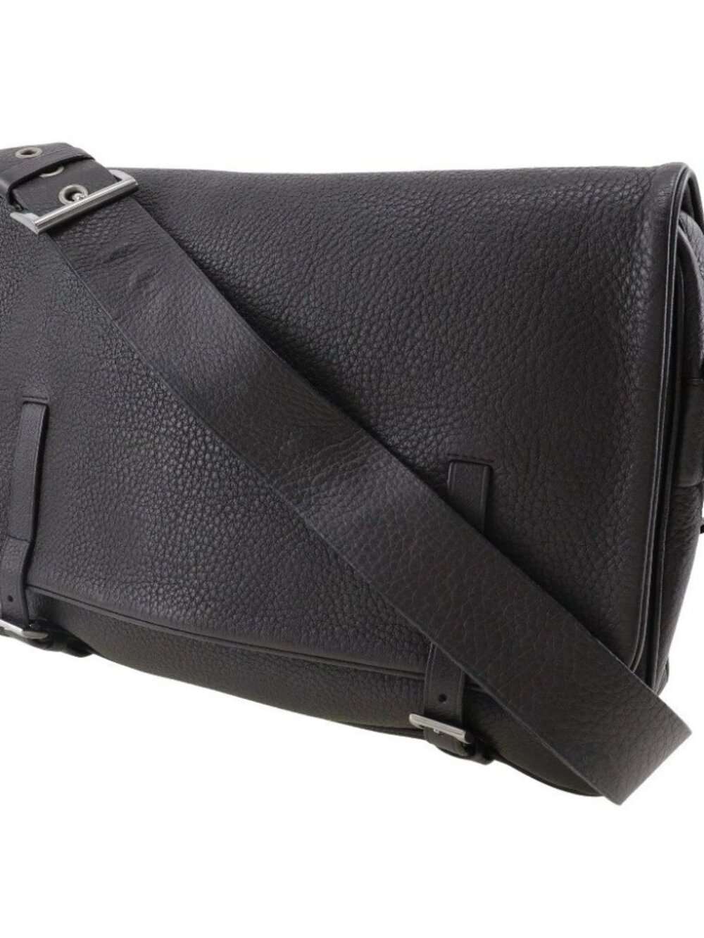 PRADA Messenger bag Shoulder Bag Brown Calfskin mens - Picture 3 of 10